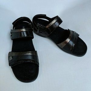 Aravon Katherine Sandal - Women's Black Size 9 Med